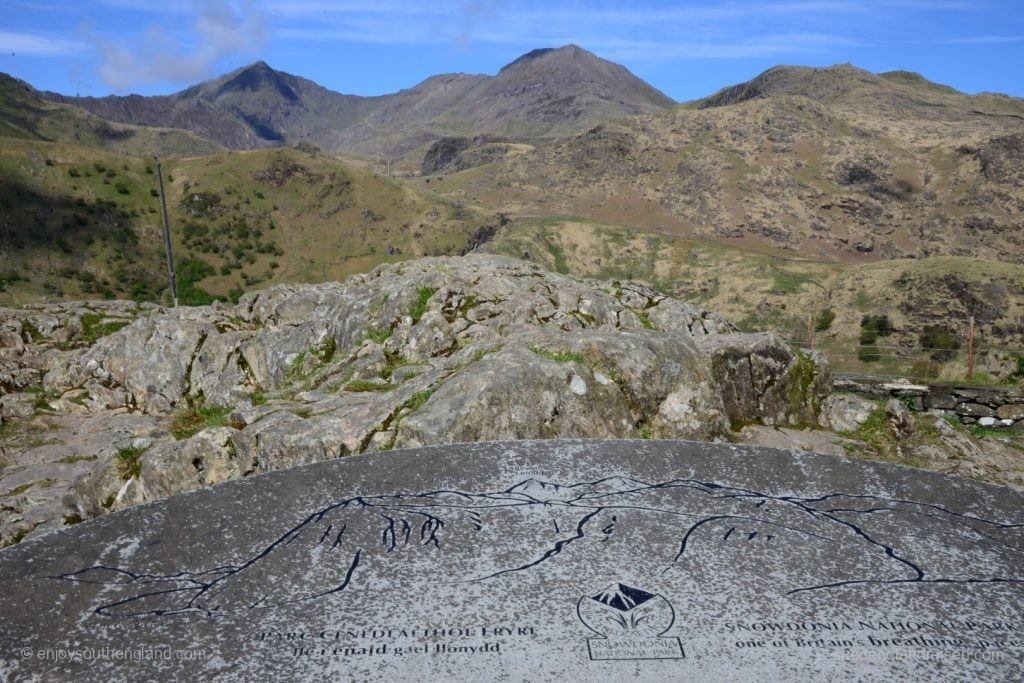 Wales Snowdonia with Mount Snowden