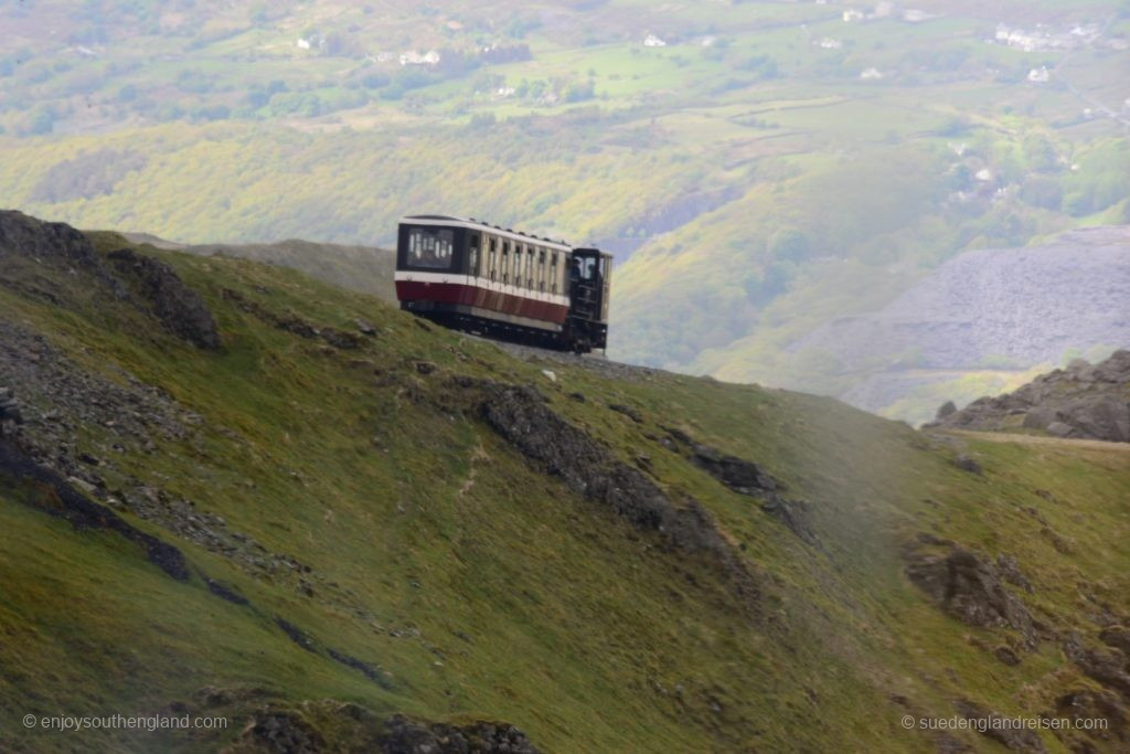 Wales - Up Mount Snowdon on the Snowdon Mountain Railway 