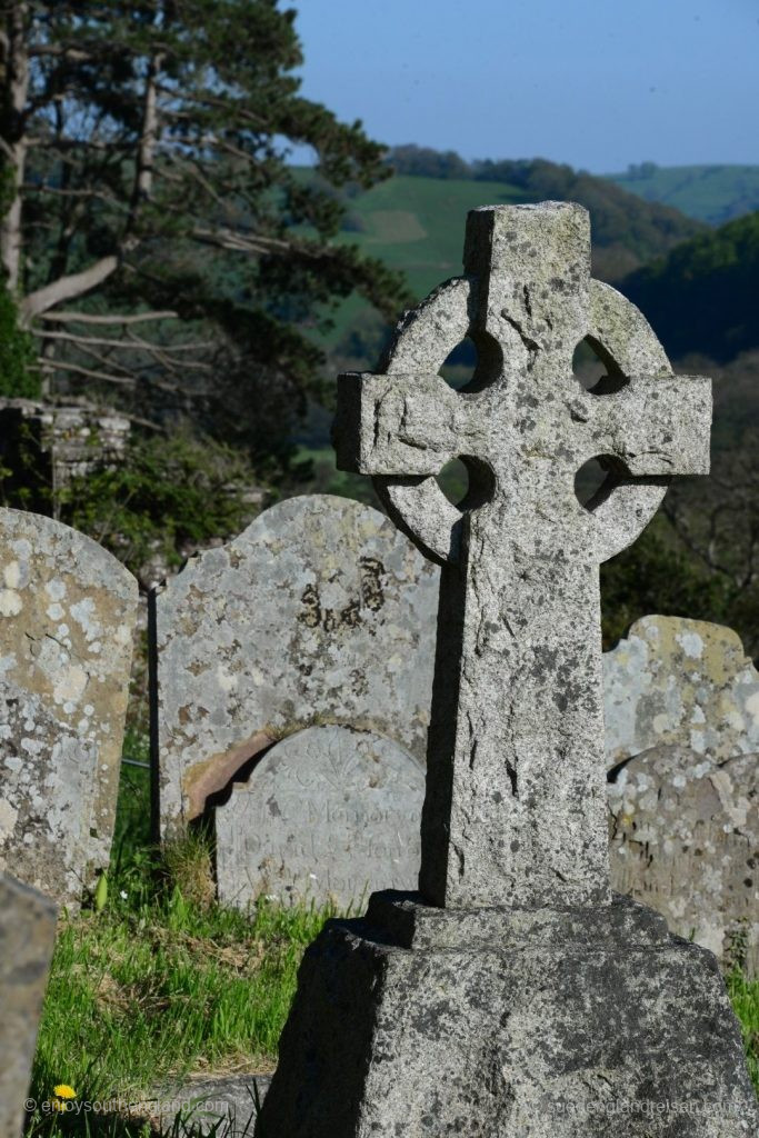 In the cemetery of Cwmyoy