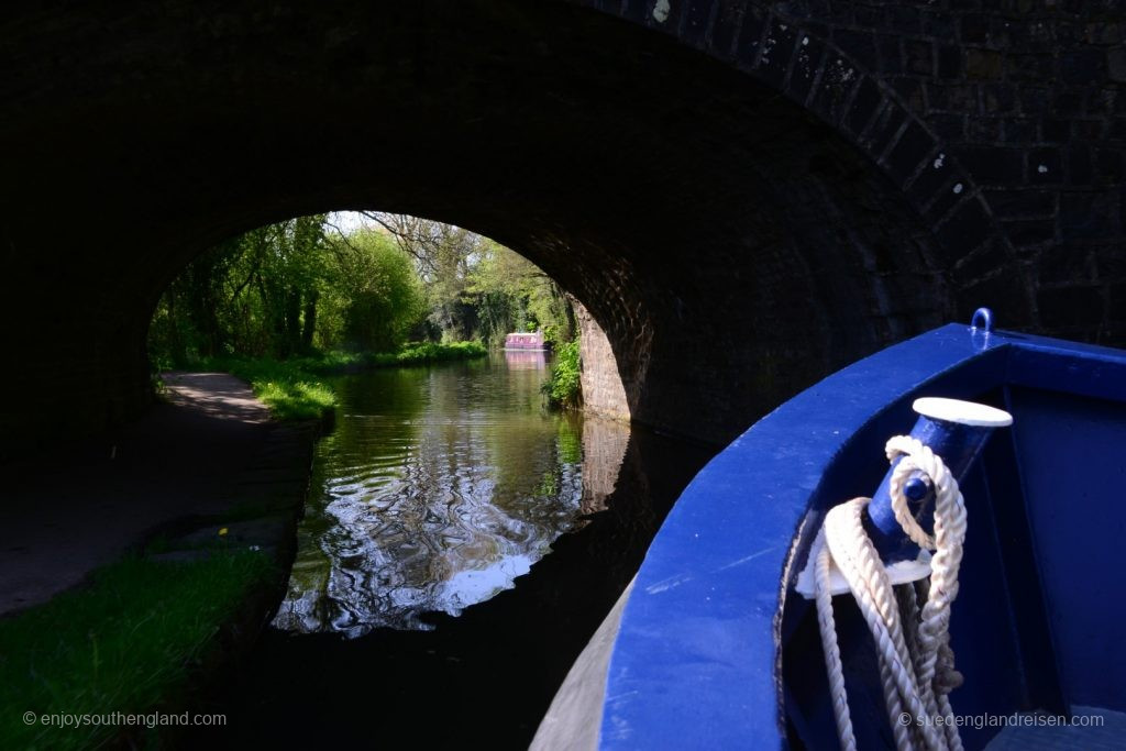 A short boat trip on the canal with Ben