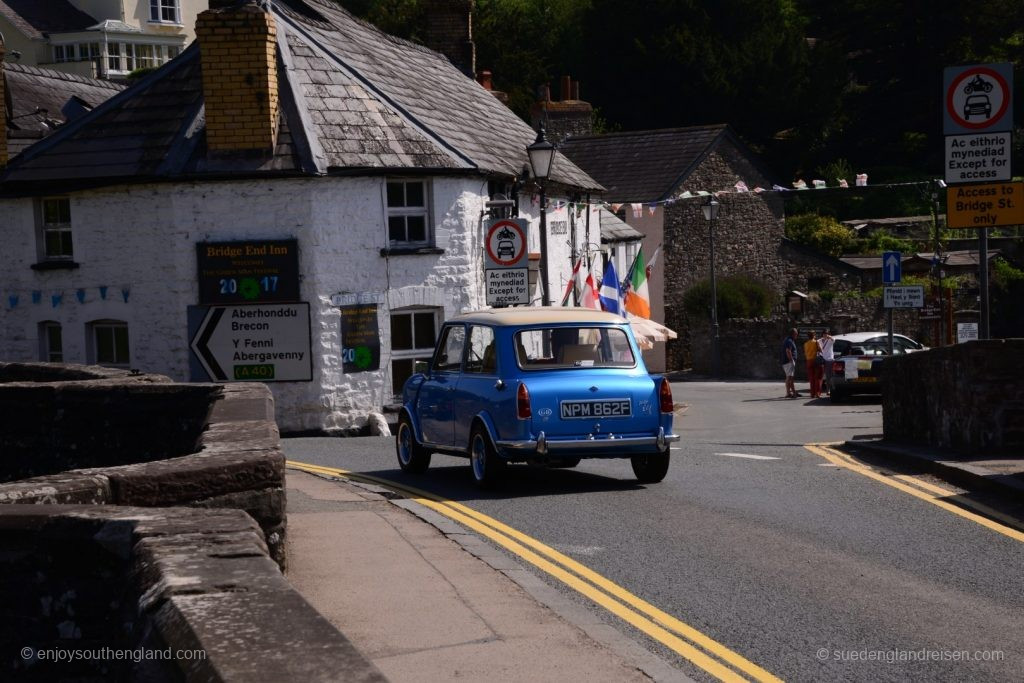 Classic small car, ideal size for Welsh roads