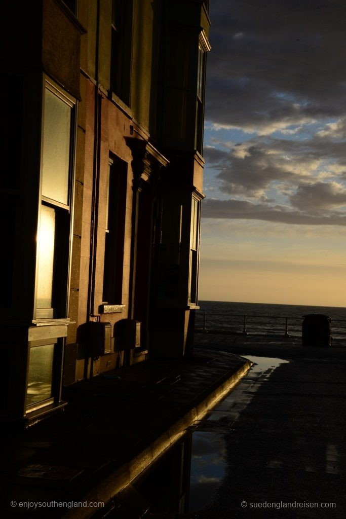  After the heavy rain in Aberystwyth 