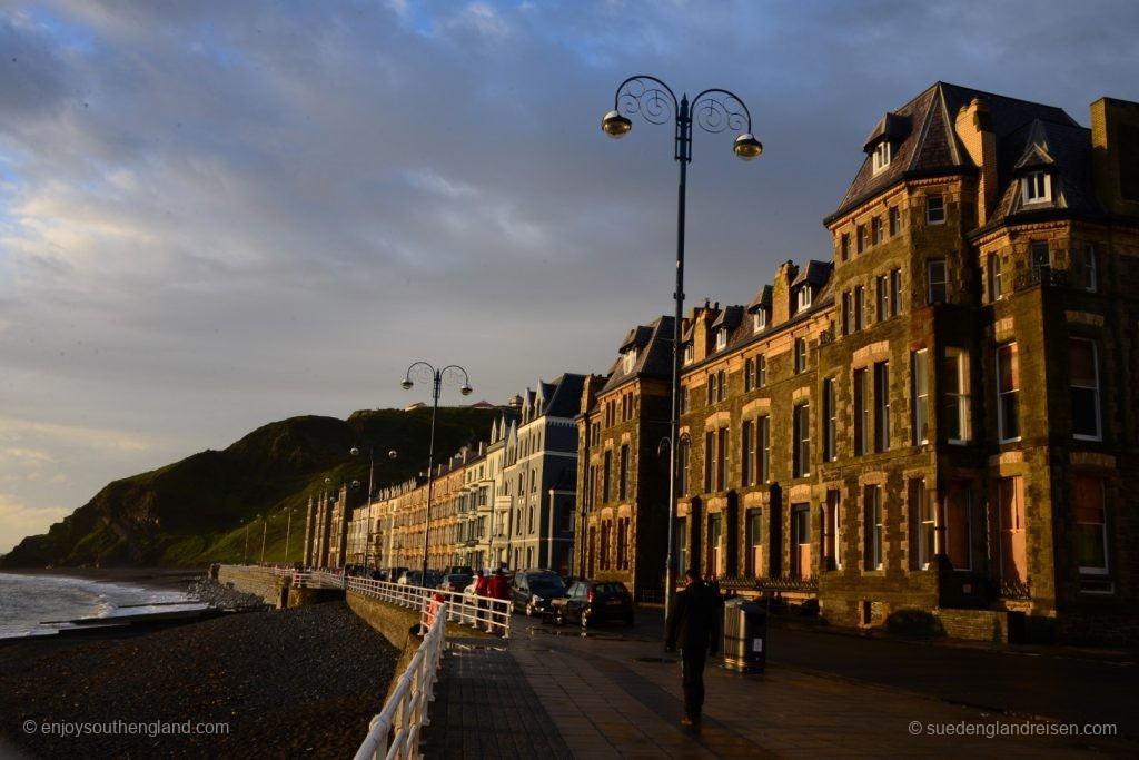  On the Aberystwyth seafront 
