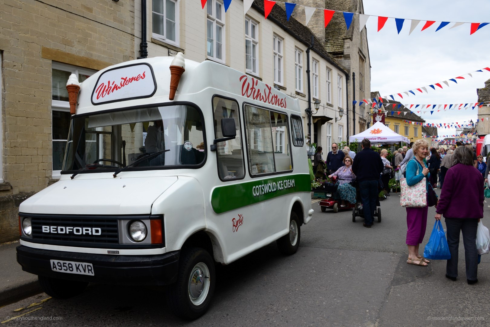 Front View of an ice cream van