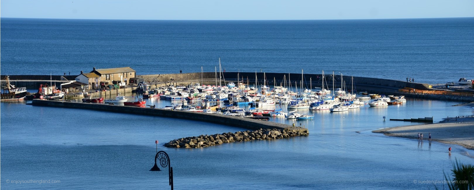 Lyme Regis on the English Channel